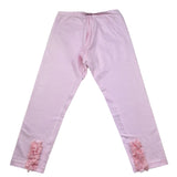 Monnalisa Leggins Tinta Unita con Applicazioni per Bambina 173414 ROSA MONNALISA 