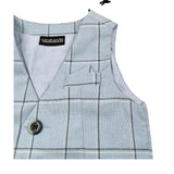 Sarabanda Gilet Tinta Unita per Bambino 04170 AZZURRO SARABANDA 