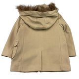 NEVER TOO cappotto tinta unita con cappuccio Beige per Neonato NT2180N BEIGE NEVER TOO 