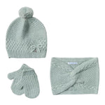 MAYORAL set cappello-guanti-scaldacollo Verde acqua per Neonata 10769 VERDE ACQUA MAYORAL 