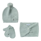 MAYORAL set cappello-guanti-scaldacollo Verde acqua per Neonata 10769 VERDE ACQUA MAYORAL 