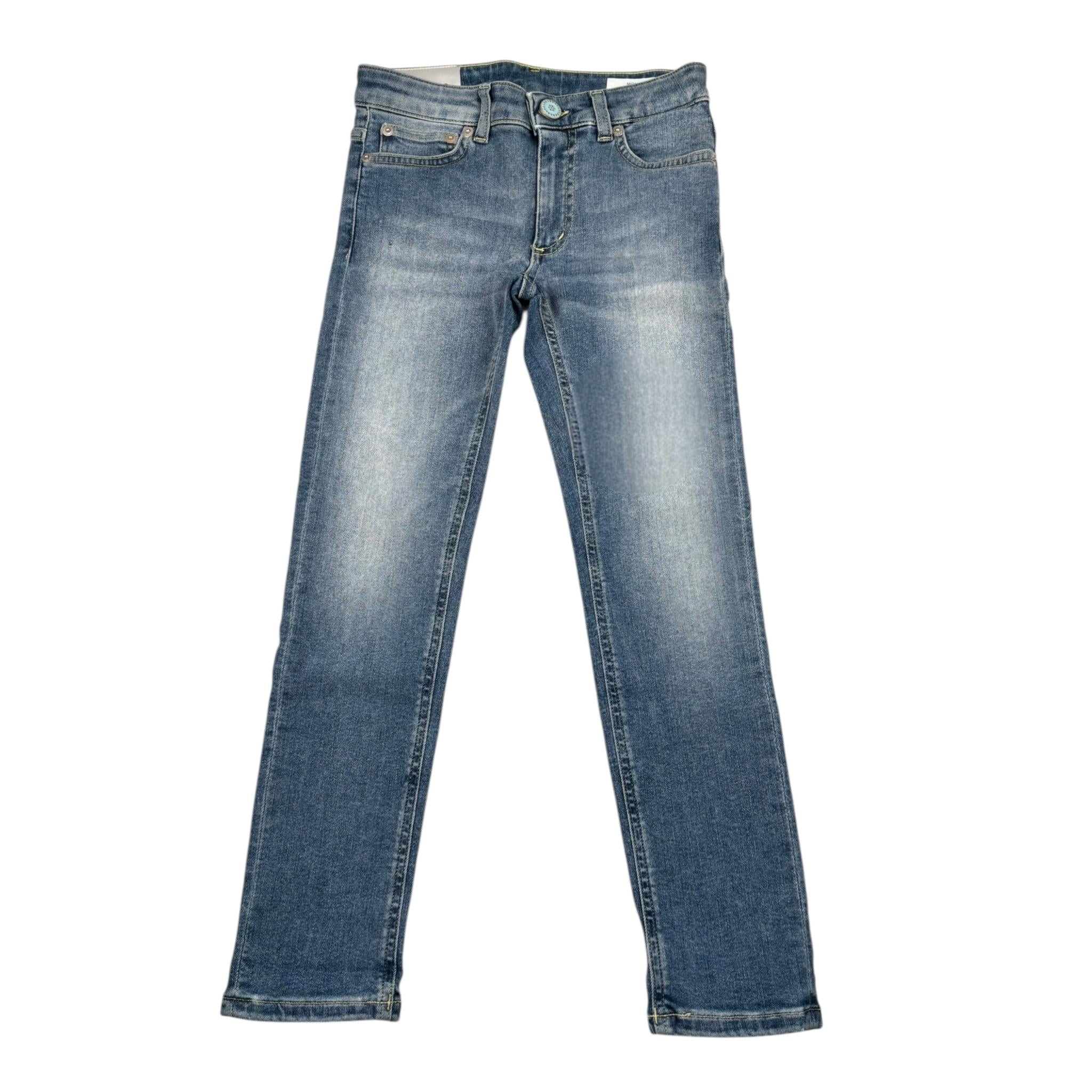 Dondup Jeans Tinta Unita con 5 Tasche per Bambina DFPA116 BLU DONDUP 