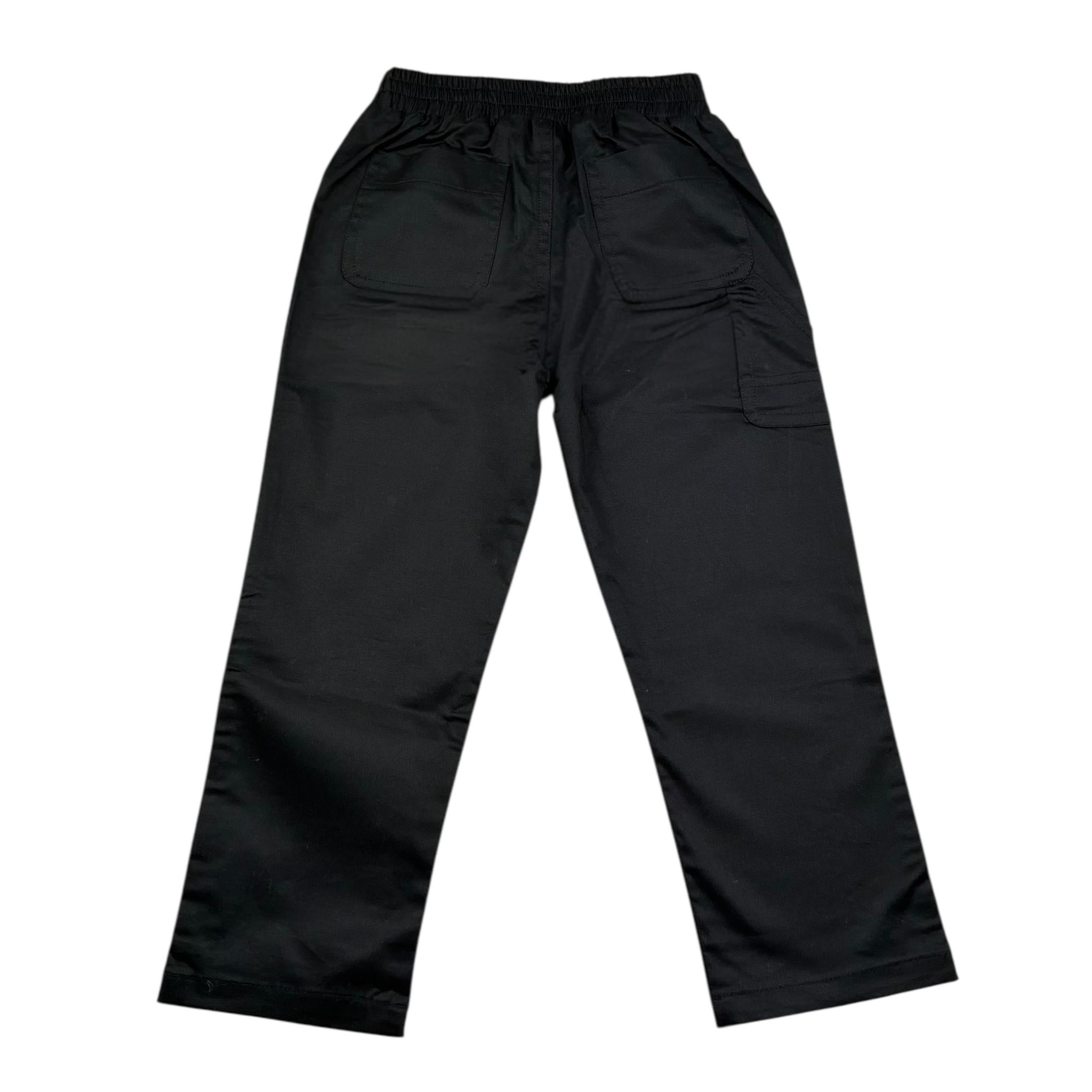 Iceberg Pantalone Tinta Unita con Elastico In Vita per Bambino PTICE5108BX NERO ICEBERG 