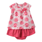 I Do Completo 2 Pezzi T-Shirt-Coulotte per Neonata 4B199 ROSA I DO 