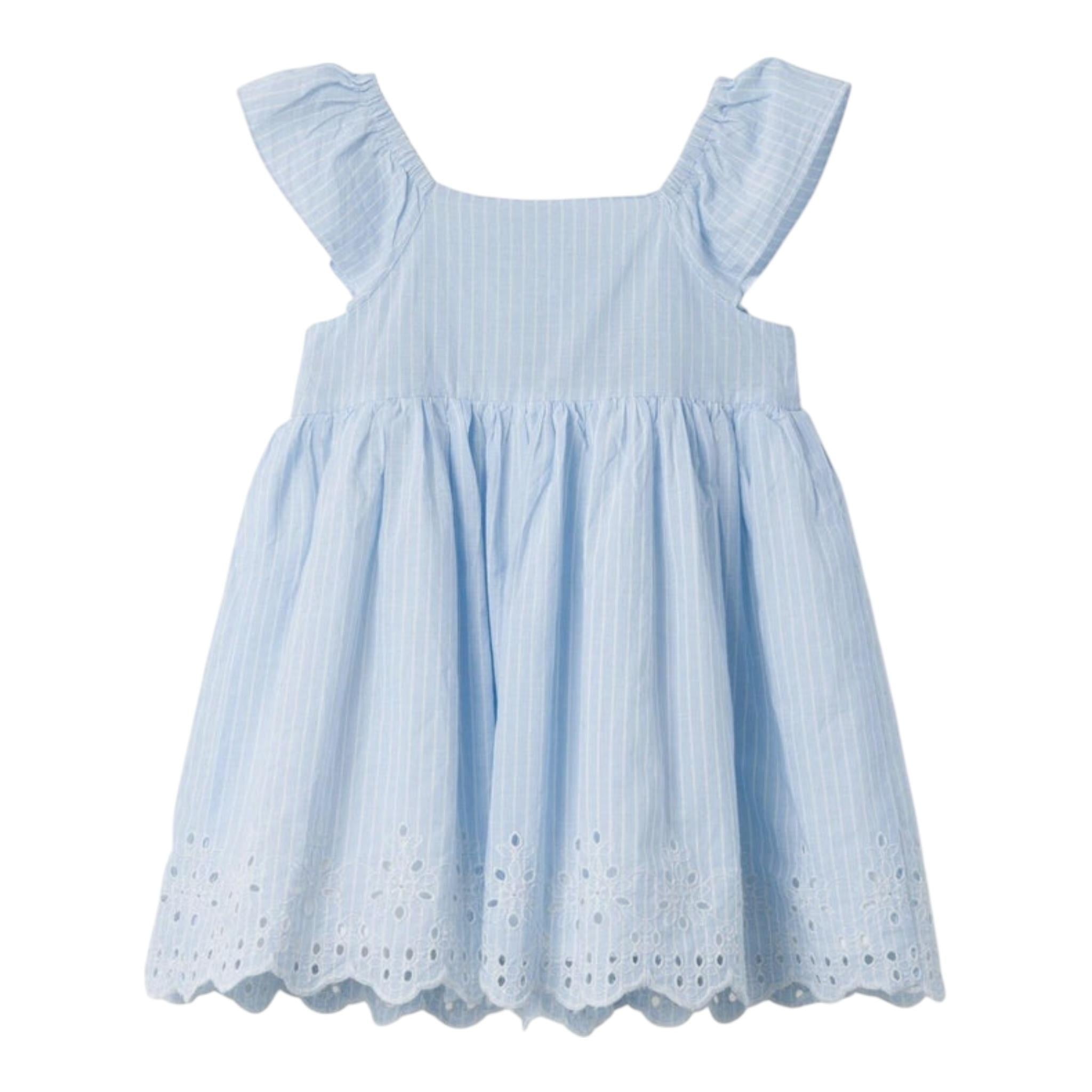 Name It Abito tinta unita con Fantasia A Righe Azzurro per Bambina 13227302 AZZURRO NAME IT 