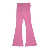 Gaelle Pantalone Tinta Unita Modello Zampa  Rosa per Bambina
