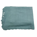 MAYORAL coperta tinta unita con logo Verde acqua per Neonato 9477 VERDE ACQUA MAYORAL 