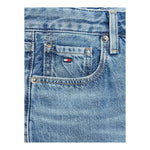 Tommy Hilfiger Bermuda Tinta Unita In Denim per Bambino KB0KB08132 BLU TOMMY HILFIGER 