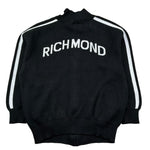 John Richmond Cardigan Tinta Unita con Zip E Logo per Bambino RBP26218CD NERO JOHN RICHMOND 