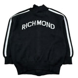 John Richmond Cardigan Tinta Unita con Zip E Logo per Bambino RBP26218CD NERO JOHN RICHMOND 