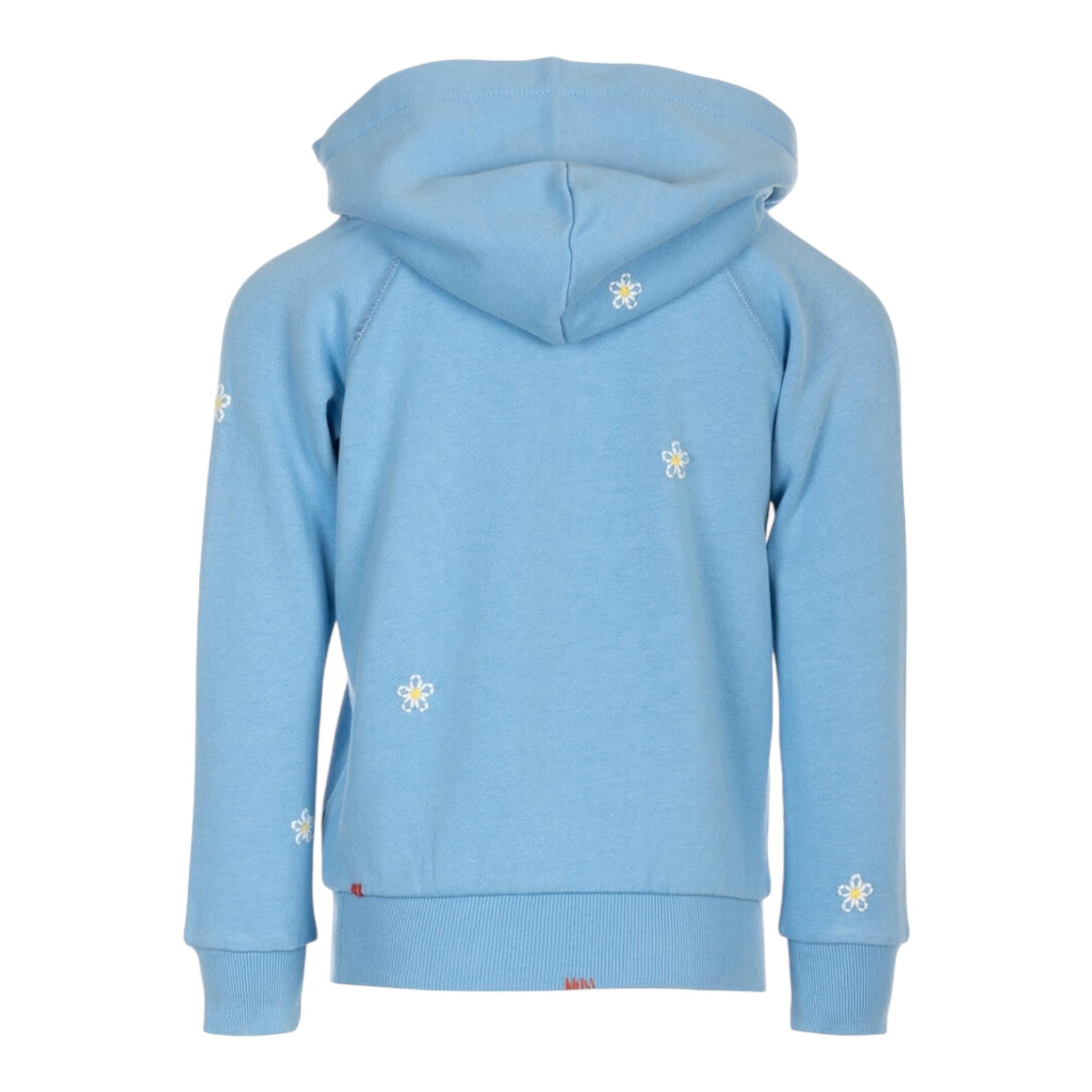 Ralph Lauren Felpa Tinta Unita con Cappuccio E Ricami per Bambina 312965136002 AZZURRO RALPH LAUREN 