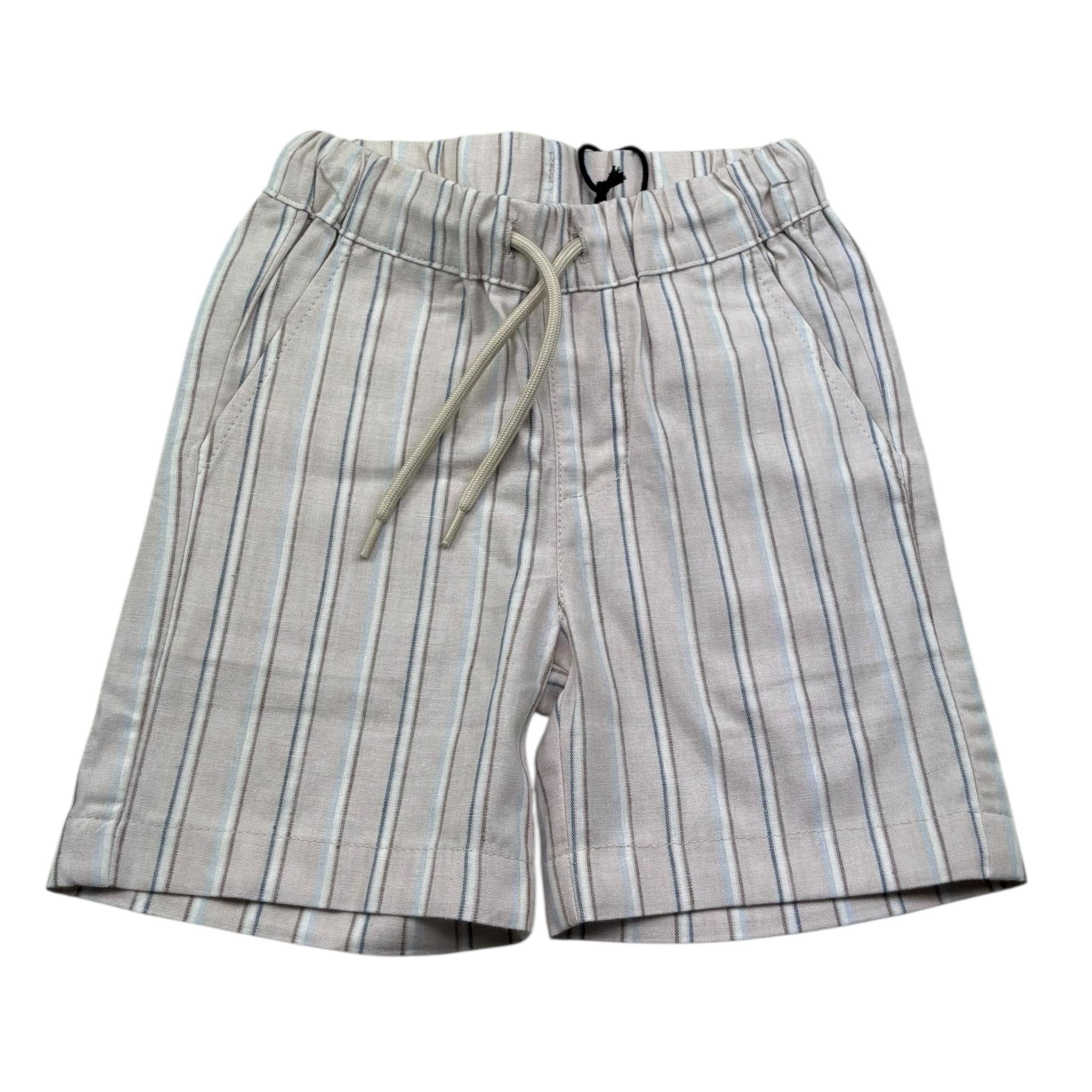 Sarabanda Bermuda Tinta Unita con Elastico In Vita per Neonato 0B151 BEIGE SARABANDA 