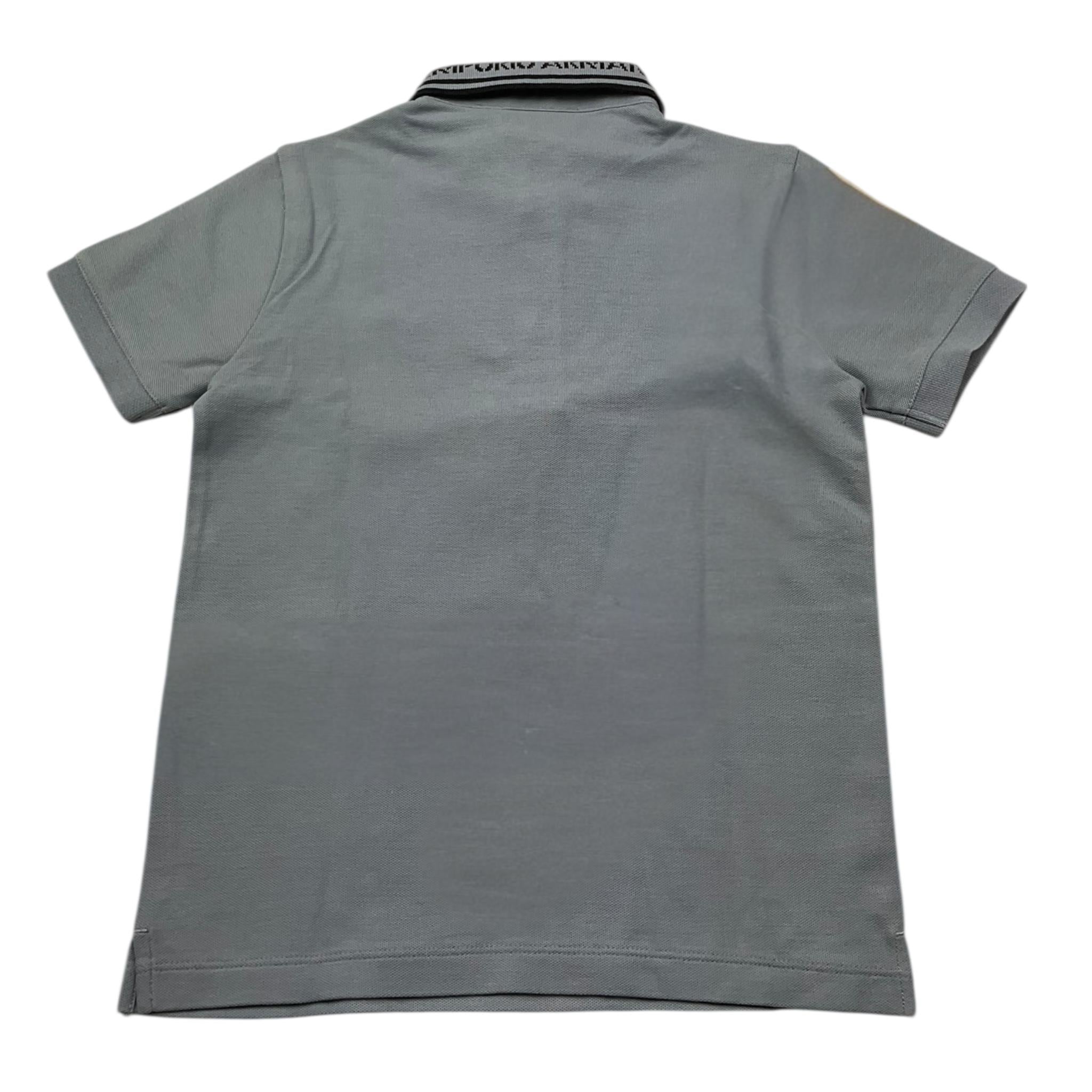 Emporio Armani Polo Mezza Manica Tinta Unita per Bambino 3R4F67 AZZURRO EMPORIO ARMANI 