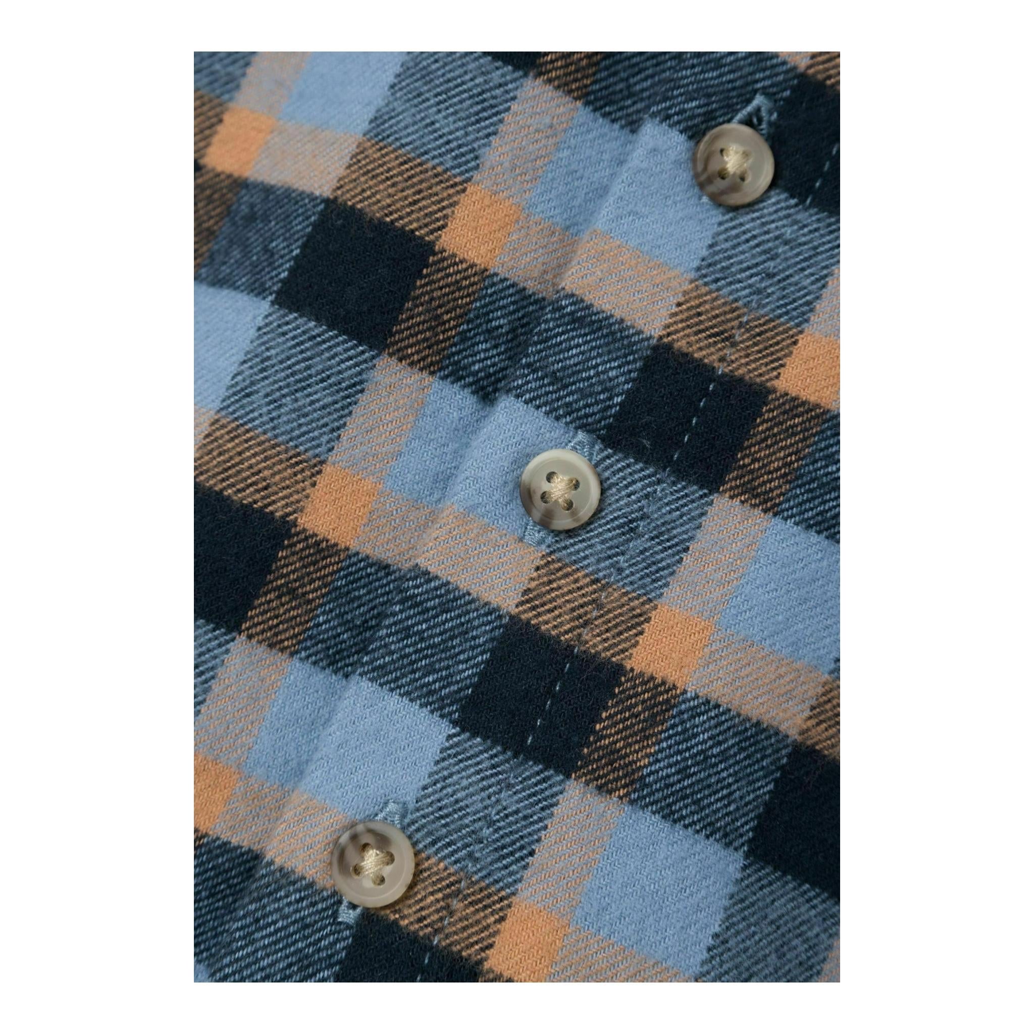 NAME.IT camicia manica lunga fantasia quadri Blu per Neonato 13231484 BLU NAME.IT 