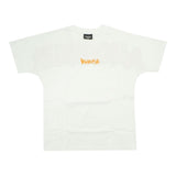 Disclaimer T-Shirt Girocollo Tinta Unita Con Stampa In Contrasto Bianco Per Bambino