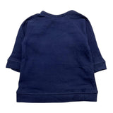 Billy bandit shirt girocollo tinta unita con logo Blu per Neonato V05063 BLU Billy bandit 