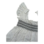 Please Camicia Giromanica Tinta Unita per Neonata CC00300G71 BIANCO PLEASE 