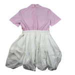 Elisabetta Franchi Abito Mezza Manica Bicolore per Bambina EFAB600 BIANCO/LILLA ELISABETTA FRANCHI 