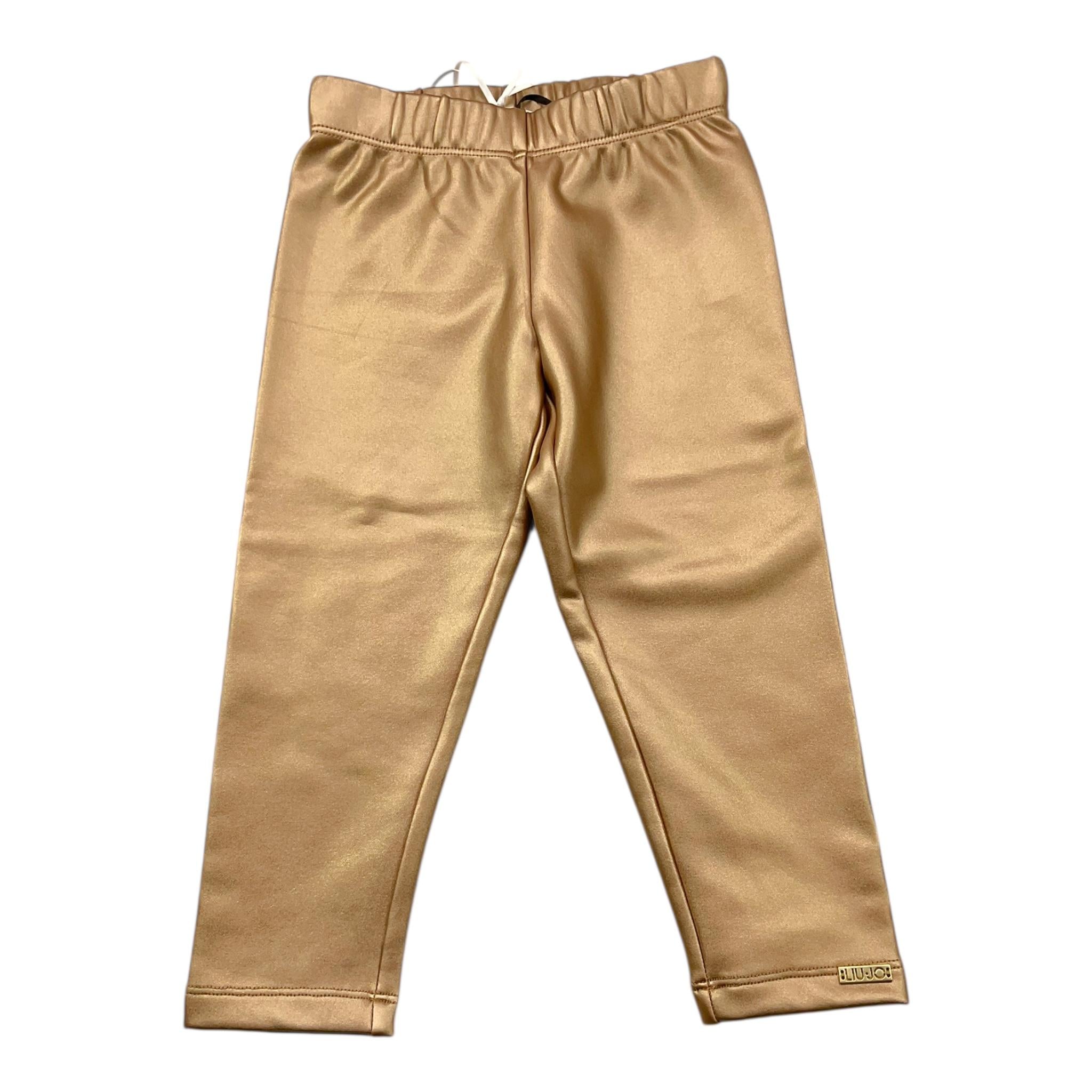 LIU JO leggins tinta unita Oro per Bambina KF4064J4828 ORO LIU JO 