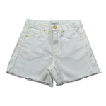 M+E' Short In Denim tinta unita con Girovita Regolabile Bianco per Bambina UE1704JX BIANCO M+E' 