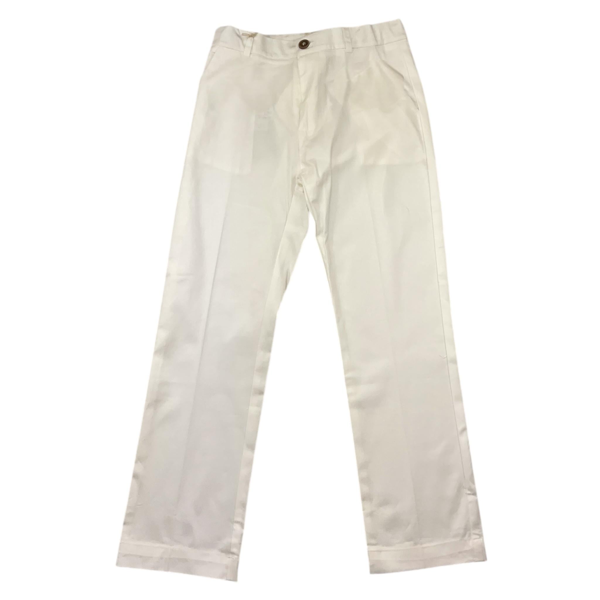 Manuel Ritz Pantalone Tinta Unita con Tasche America per Bambino MR2870J BIANCO MANUEL RITZ 