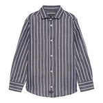 Fay Camicia Tinta Unita Manica Lunga con Fantasia A Righe per Neonato FW5P60XN BLU FAY 