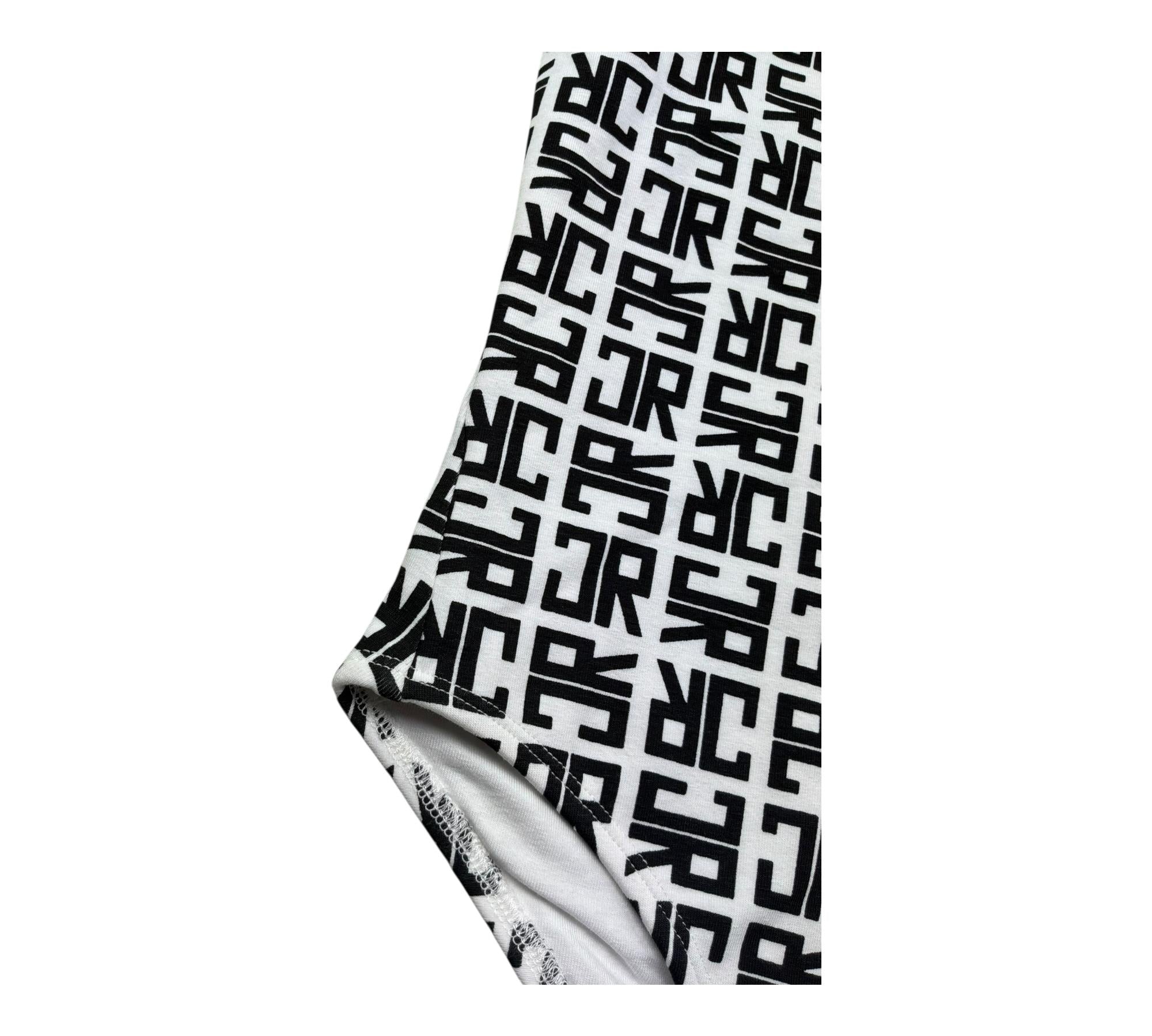 John Richmond Costume Intero Stampa Loghi per Bambina RGP26025CO BIANCO JOHN RICHMOND 