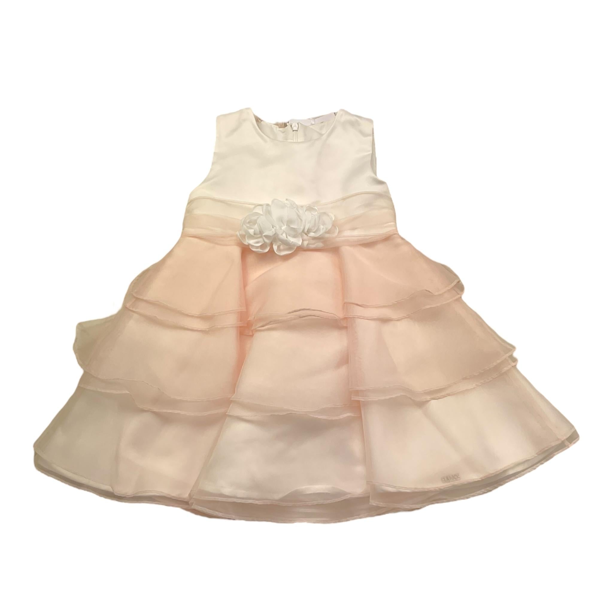 Liu Jo Abito Cerimonia Tinta Unita Giromanica per Bambina KA4106 ROSA LIU JO 