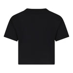 Nike T-Shirt Girocollo Tinta Unita con Logo per Bambina 36L670 NERO NIKE 