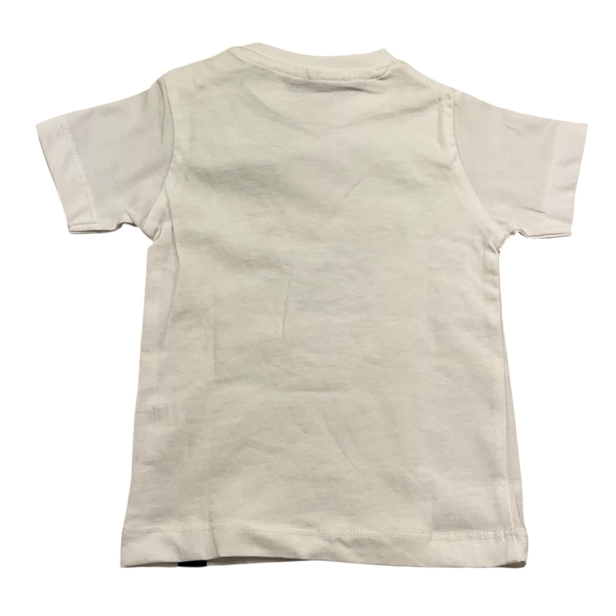 F**K T-Shirt Girocollo Tinta Unita con Stampa per Neonato FJ234201WH BIANCO F**K 