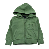 John Richmond Felpa con Zip E Cappuccio Tinta Unita con Logo per Neonato RIP26004FE VERDE JOHN RICHMOND 