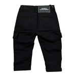 Daniele Alessandrini Pantalone Tinta Unita con Girovita Regolabile per Neonato 1291P00023 NERO DANIELE ALESSANDRINI 