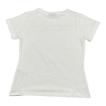 Marc Ellis T-Shirt Girocollo Tinta Unita con Stampa per Bambina JMJTS16949 BIANCO MARC ELLIS 