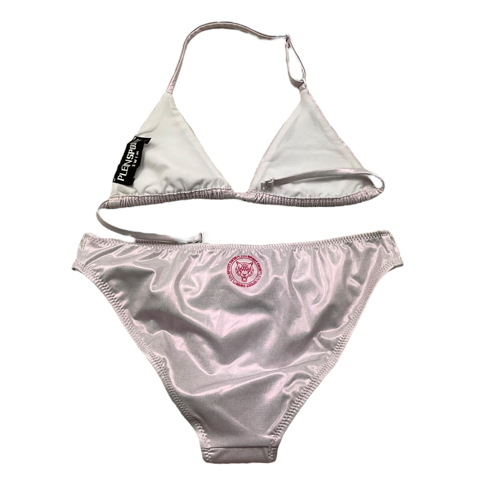 Plein Sport Swim Costume 2 Pezzi Triangolo-Mutandina per Bambina PS25KGB09 ROSA PLEIN SPORT SWIM 