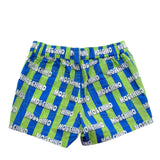 Moschino Bermuda Bicolore con Fantasia A Righe per Neonato MUQ01S VERDE/BLU MOSCHINO 