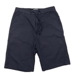 Paolo Pecora Einfarbige Bermudashorts mit elastischem Bund Blau für Jungen