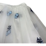 Liu Jo Gonna Tinta Unita In Tulle con Ricami per Neonata KA5043N BIANCO LIU JO 