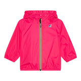 K-Way Giubbino Tinta Unita con Cappuccio per Bambina K61336WWWX FUXIA K-WAY 