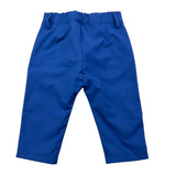 Daniele Alessandrini Pantalone Tinta Unita con Elastico In Vita Blu per Neonato