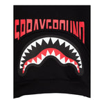 Sprayground Felpa Chiusa con Cappuccio Tinta Unita con Stampa per Bambino SPY1121BLK NERO SPRAYGROUND 