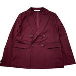 Paolo Pecora Giacca Tinta Unita Doppiopetto per Bambino PP4194 BORDEAUX PAOLO PECORA 