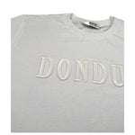 Dondup T-Shirt Girocollo Tinta Unita con Stampa per Bambina DMTS037XX BIANCO DONDUP 