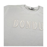 Dondup T-Shirt Girocollo Tinta Unita con Stampa per Bambina DMTS037XX BIANCO DONDUP 
