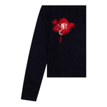 MAX&Co. maglia girocollo tinta unita con ricami Blu per Bambina MX0077 BLU MAX&Co. 