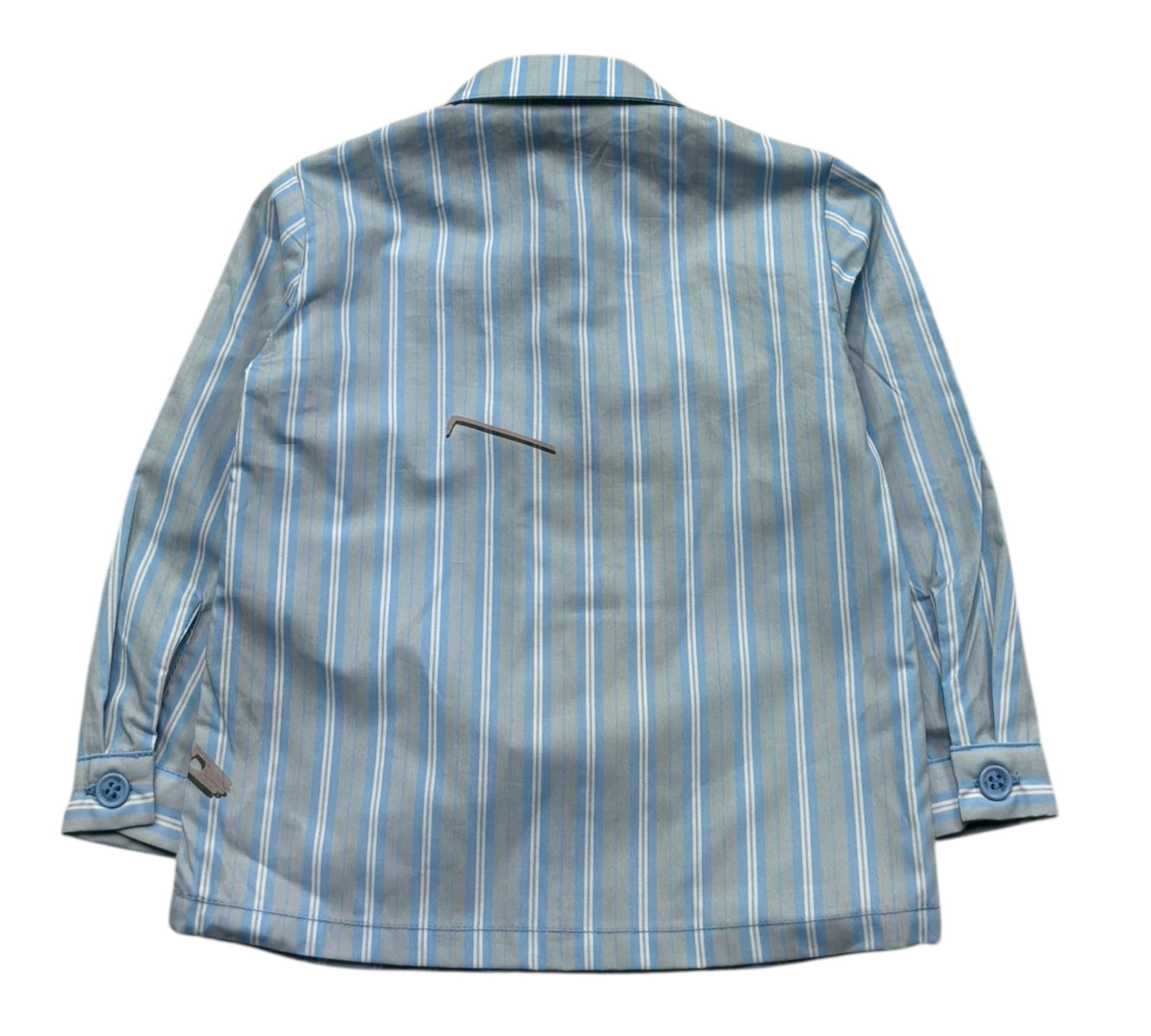 Trussardi Camicia Manica Lunga Tinta Unita per Neonato TIP26107CA AZZURRO TRUSSARDI 