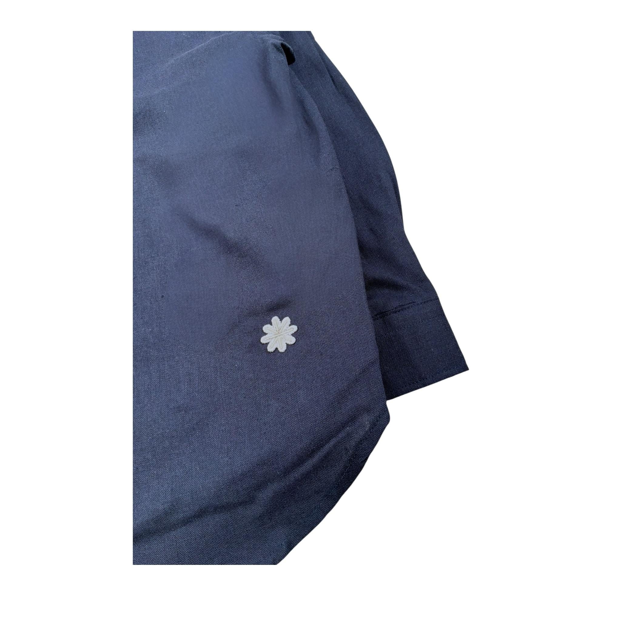 Manuel Ritz Camicia Manica Lunga Collo Coreano Tinta Unita per Bambino MR1992 BLU MANUEL RITZ 