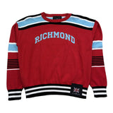 John Richmond Maglia Girocollo Tinta Unita con Stampa per Bambino RBP26124MA ROSSO JOHN RICHMOND 