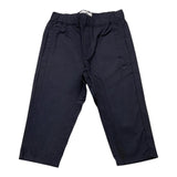 Emporio Armani Pantalone Tinta Unita Con Elastico In Vita Blu Per Neonato