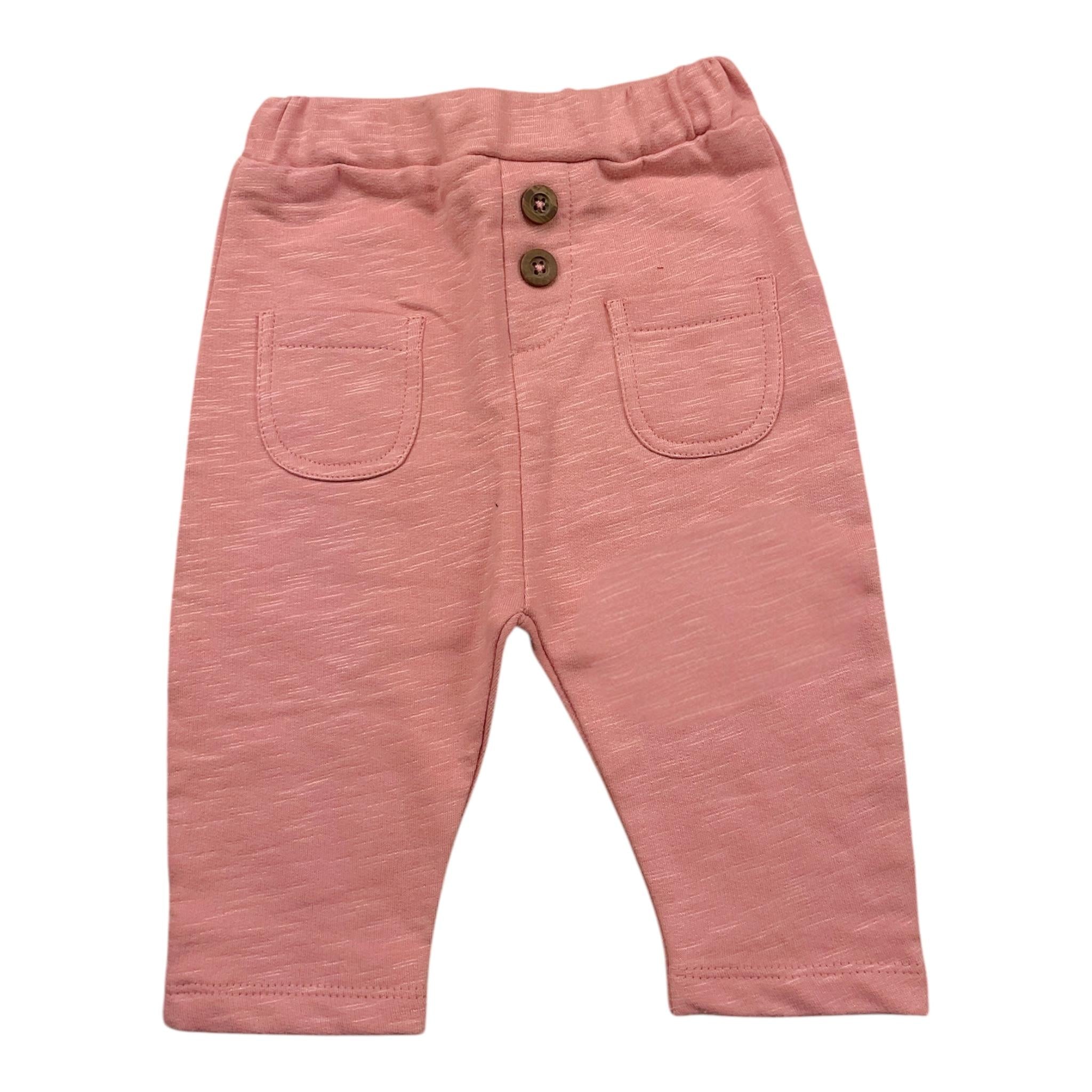YATSI BABY completo 2pz pantalone-felpa tinta unita con stampa Panna per Neonata 24441510 PANNA YATSI BABY 