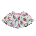 Monnalisa Gonna Tinta Unita Fantasia Rose per Neonata 319703 BIANCO MONNALISA 